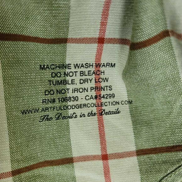 Artful Dodger Men Snap Button Long Sleeve Plaid Shirt Size 4XL - Picture 10 of 12